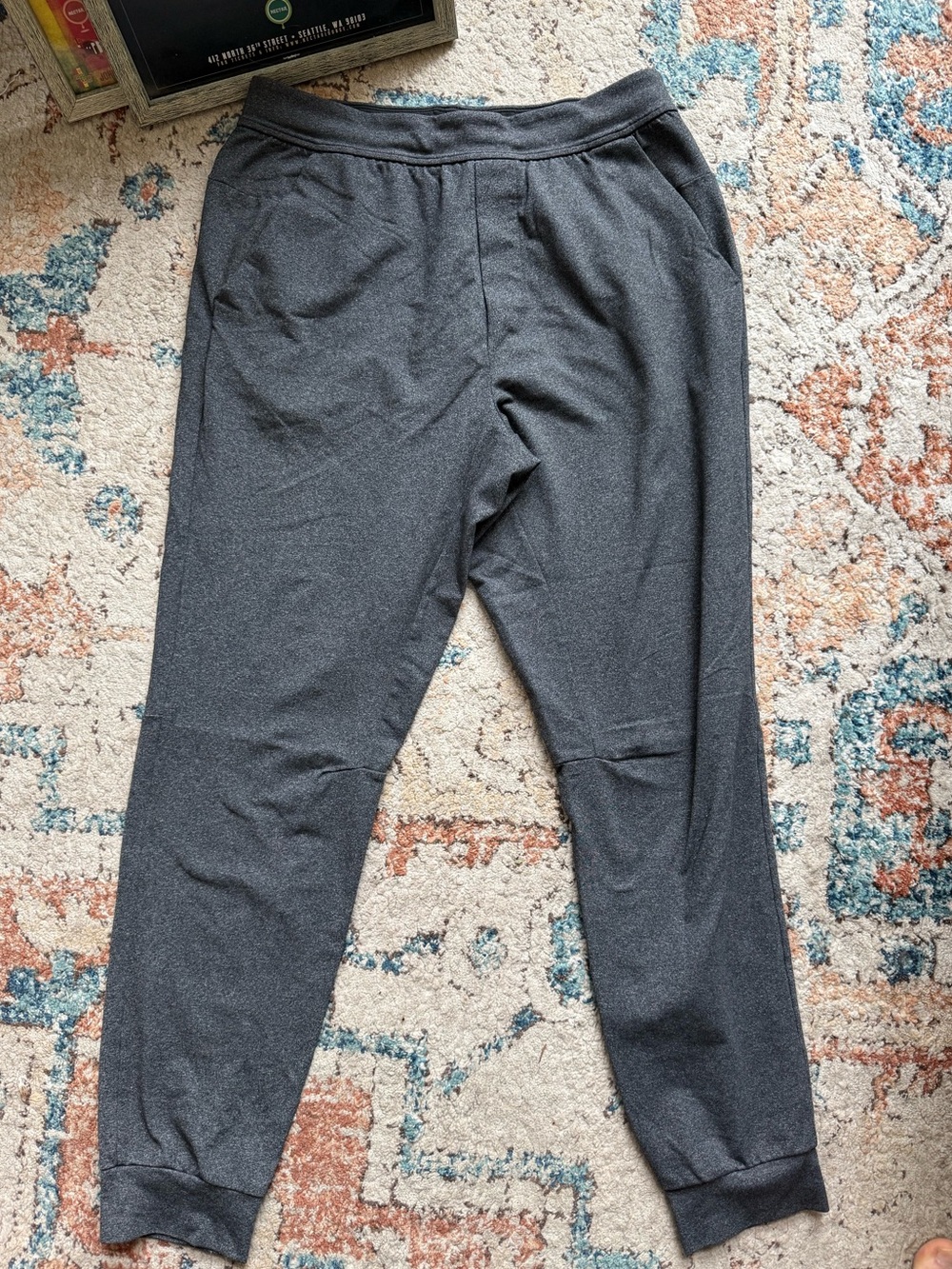 lululemon athletica Men's Charcoal Gray Jogger Sweatpants